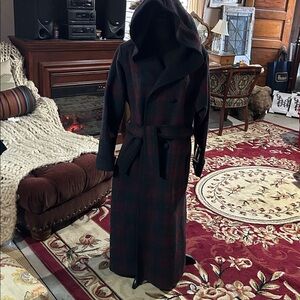 Amazing Woolrich plaid coat